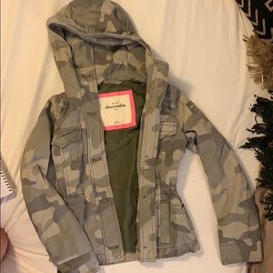 Girls Abercrombie Kids lined jacket
